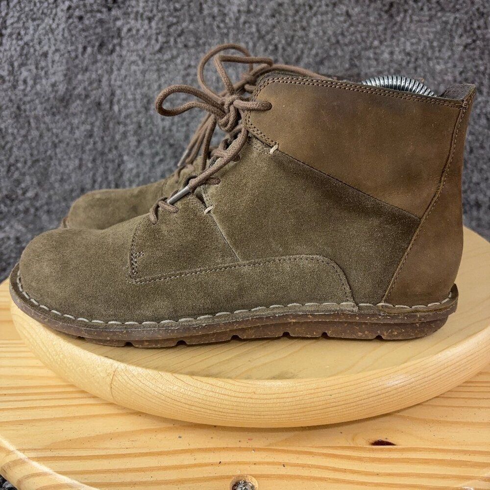 Clarks Tamitha Ankle Boots Womens Size 7 Brown Suede Leather Lace Up Chukka